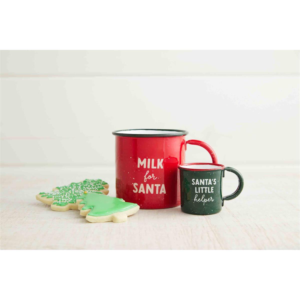 Santa Enamel Mug Set - Debs on 5th