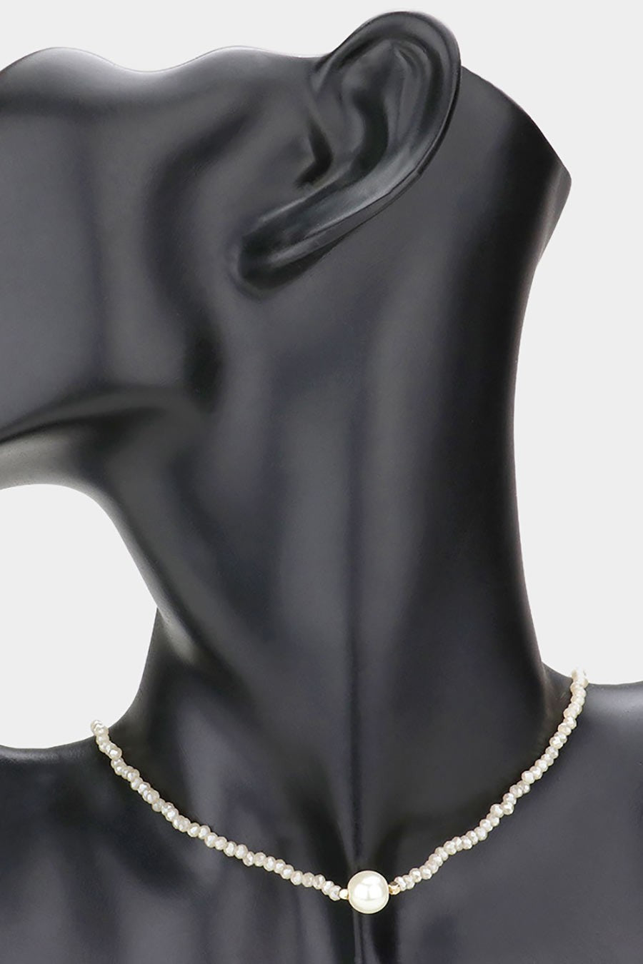Pearl Accented Faceted Beaded Necklace - Debs on 5th