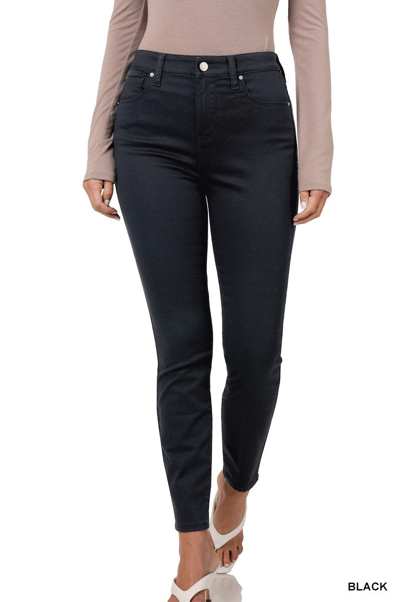 High Rise Skinny Denim Pants - Debs on 5th