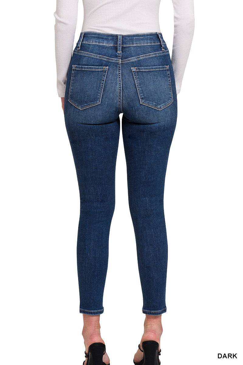 High Waist Skinny Jegging Jeans - Debs on 5th