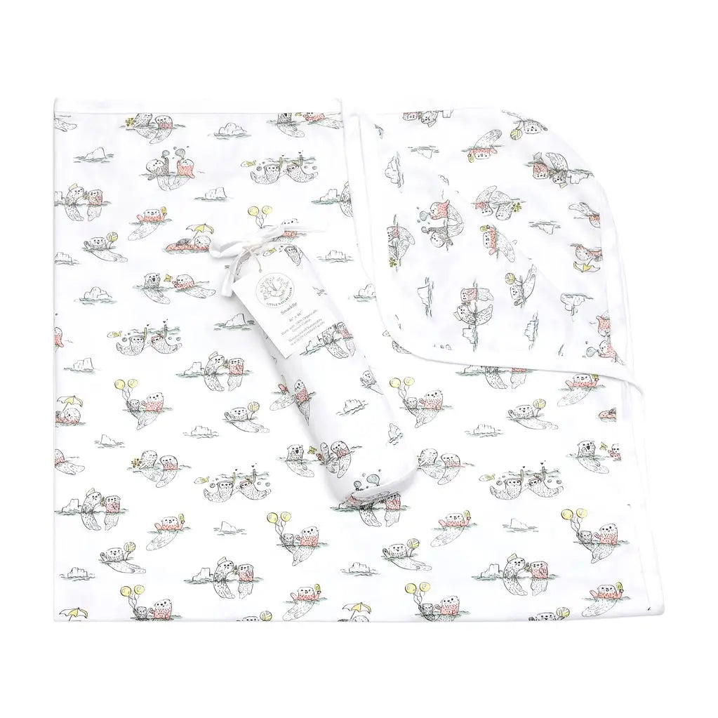 Swaddle Blanket - Otterly Adorable