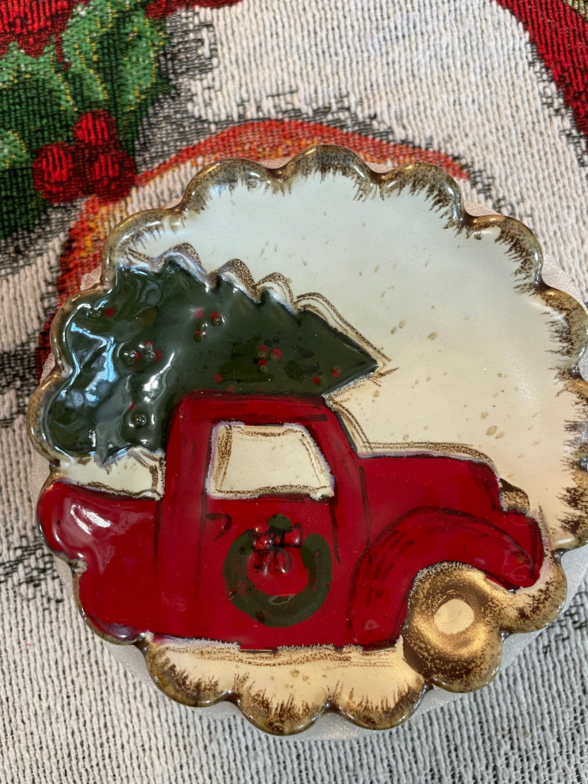 Christmas Farmhouse Dipping Dish - Debs on 5th