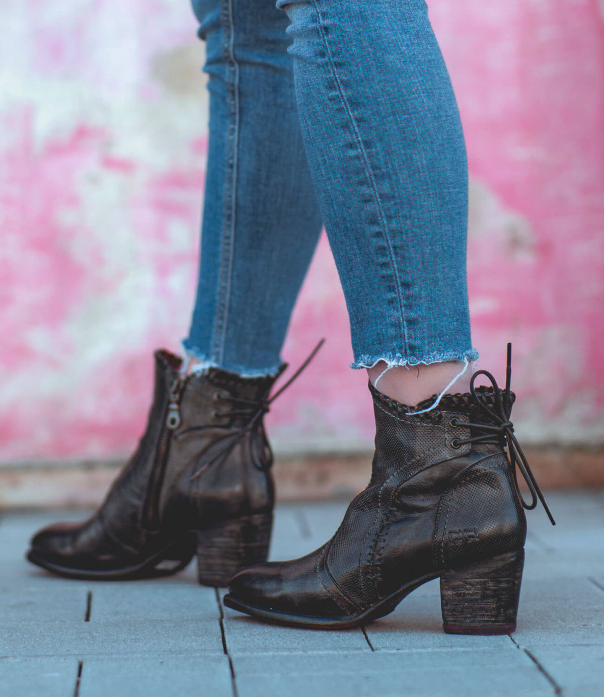 Bia Leather Bootie - Debs on 5th