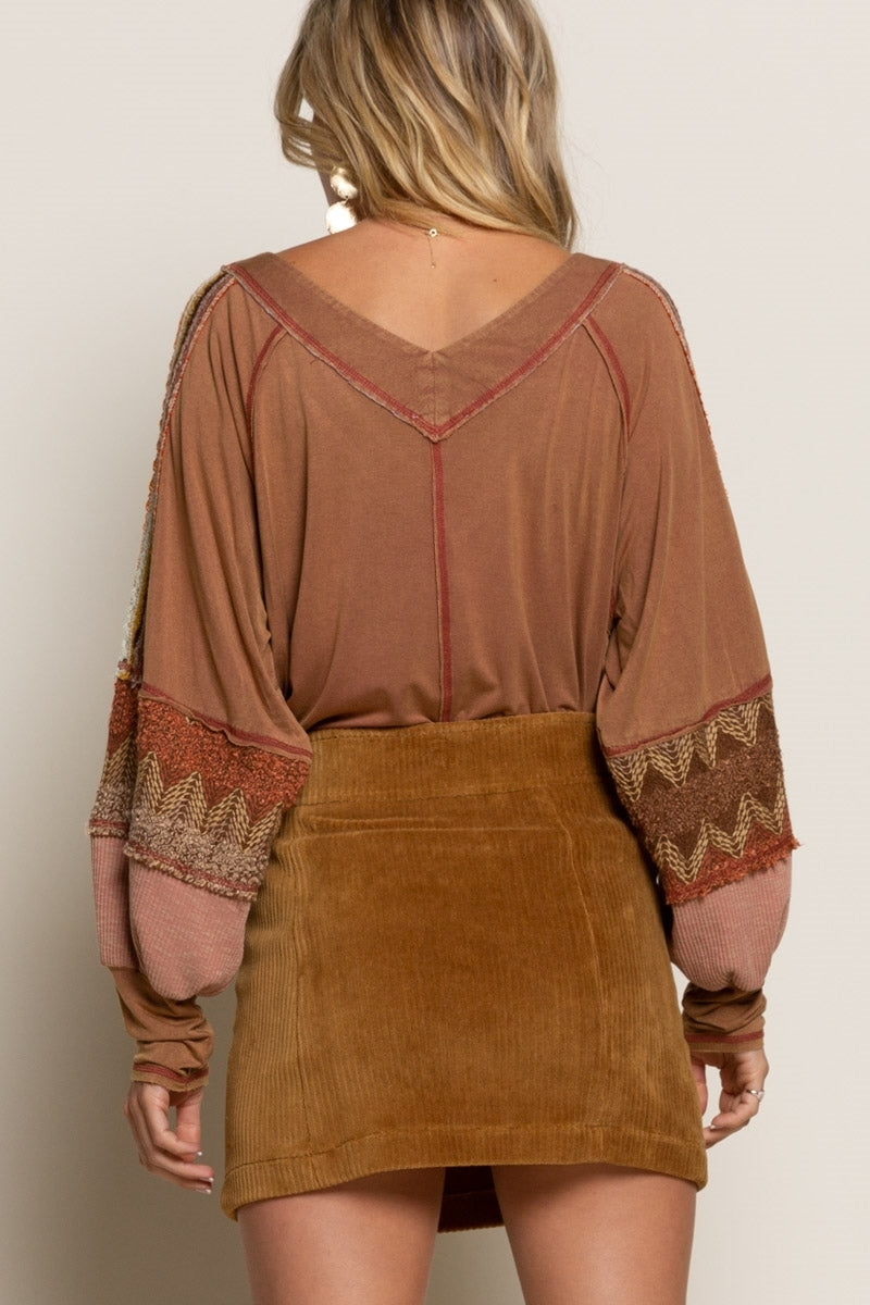 Zipper Detail Corduroy Skirt - Debs on 5th