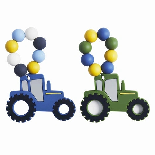 Tractor Silicone Teether - Debs on 5th