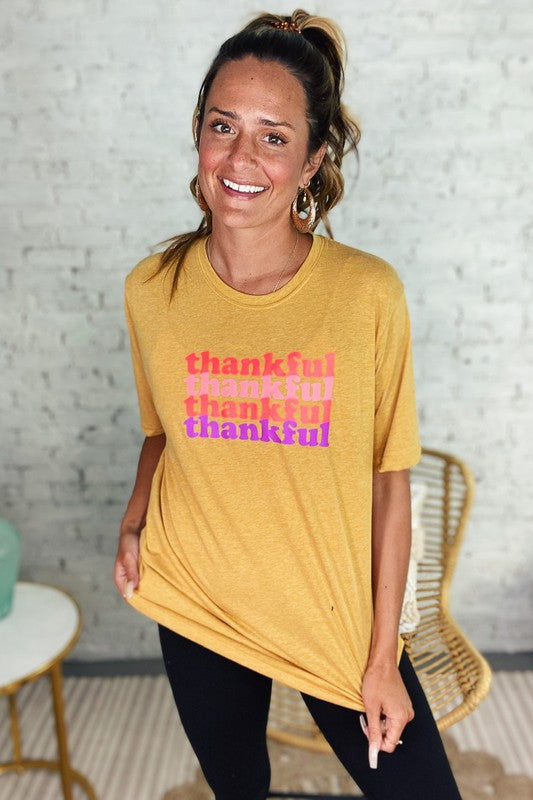 Thankful x4 Tee Shirt - Debs on 5th