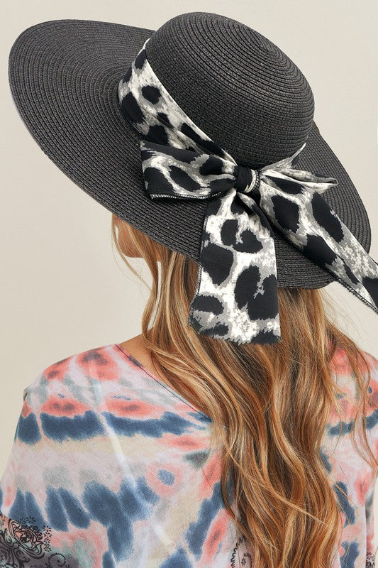 Leopard Summer Sun Hat - Debs on 5th