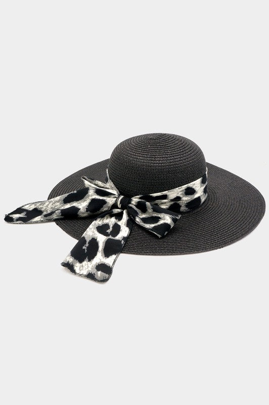 Leopard Summer Sun Hat - Debs on 5th