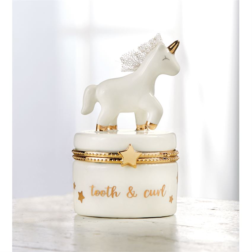 Unicorn Tooth and Curl Keepsake - Debs on 5th