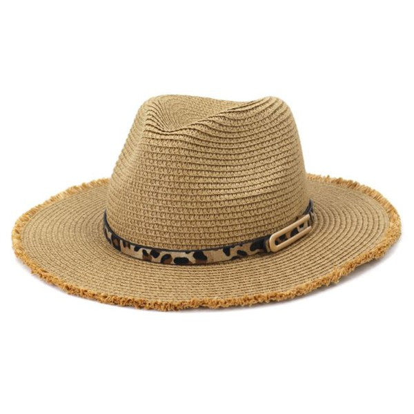 Large Brim Unisex Straw Hat - Debs on 5th