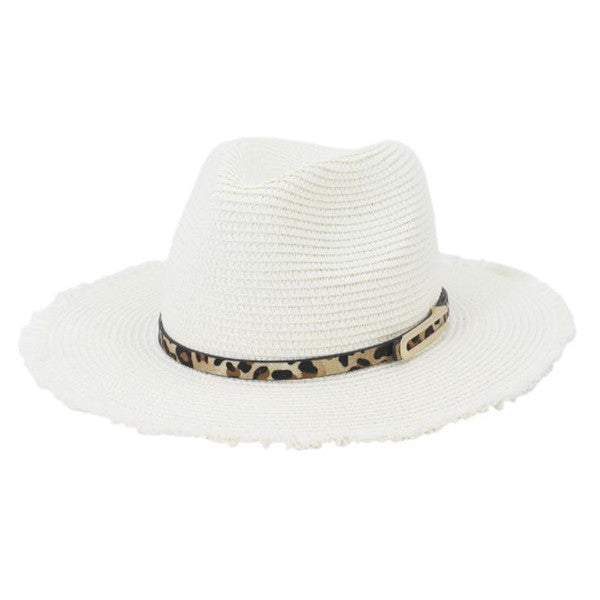 Large Brim Unisex Straw Hat - Debs on 5th