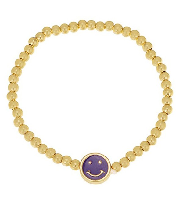 Colorful Smiley Face Pendant Bracelet - Debs on 5th