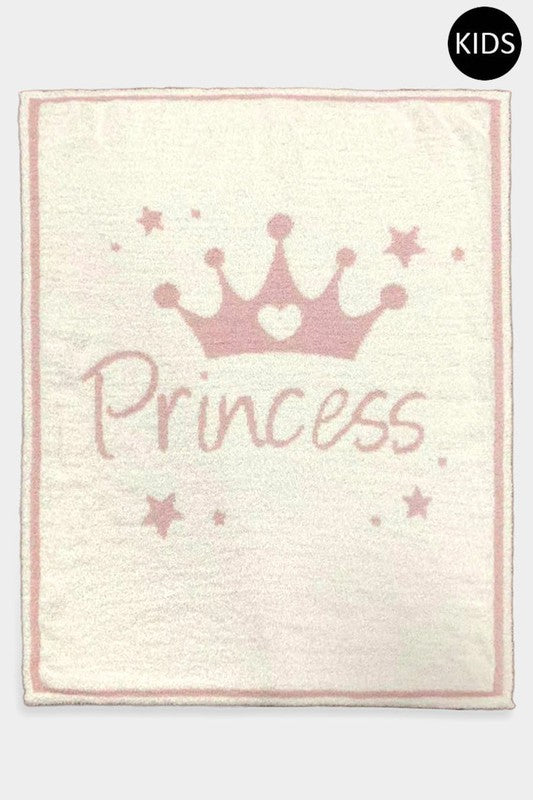 Crown Printed Kids Blanket - Debs on 5th