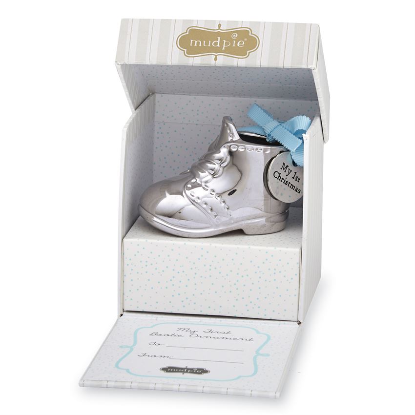 Baby My First Bootie Ornament - Debs on 5th