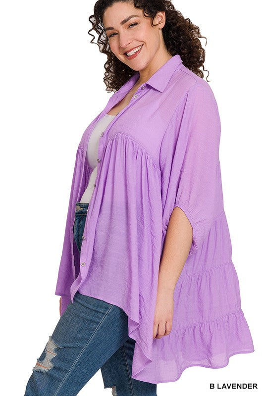 Afternoon Delight Hi-Low Tunic Top - Debs on 5th