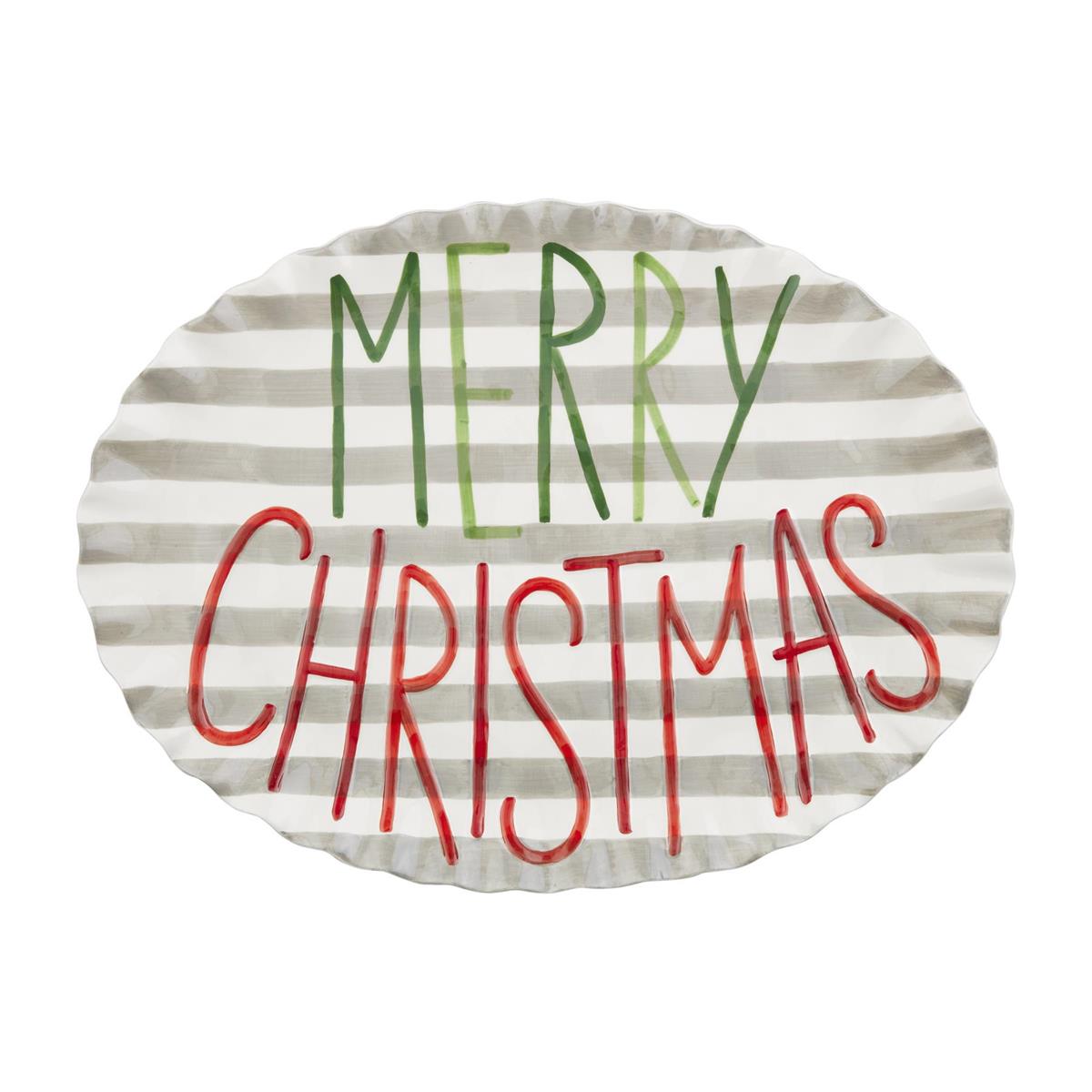 Merry Christmas Platter - Debs on 5th