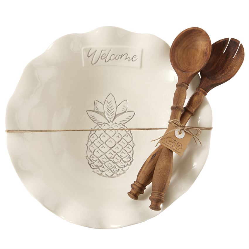 Welcome Ruffle Salad Set - Debs on 5th