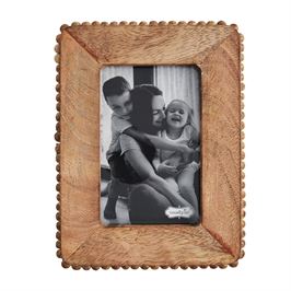 Mango Wood Frame with Beaded Edge - Debs on 5th