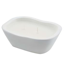 White Dough Bowl Candle - Debs on 5th