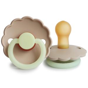 0/6 mo Frigg Daisy Natural Rubber Pacifier - Debs on 5th