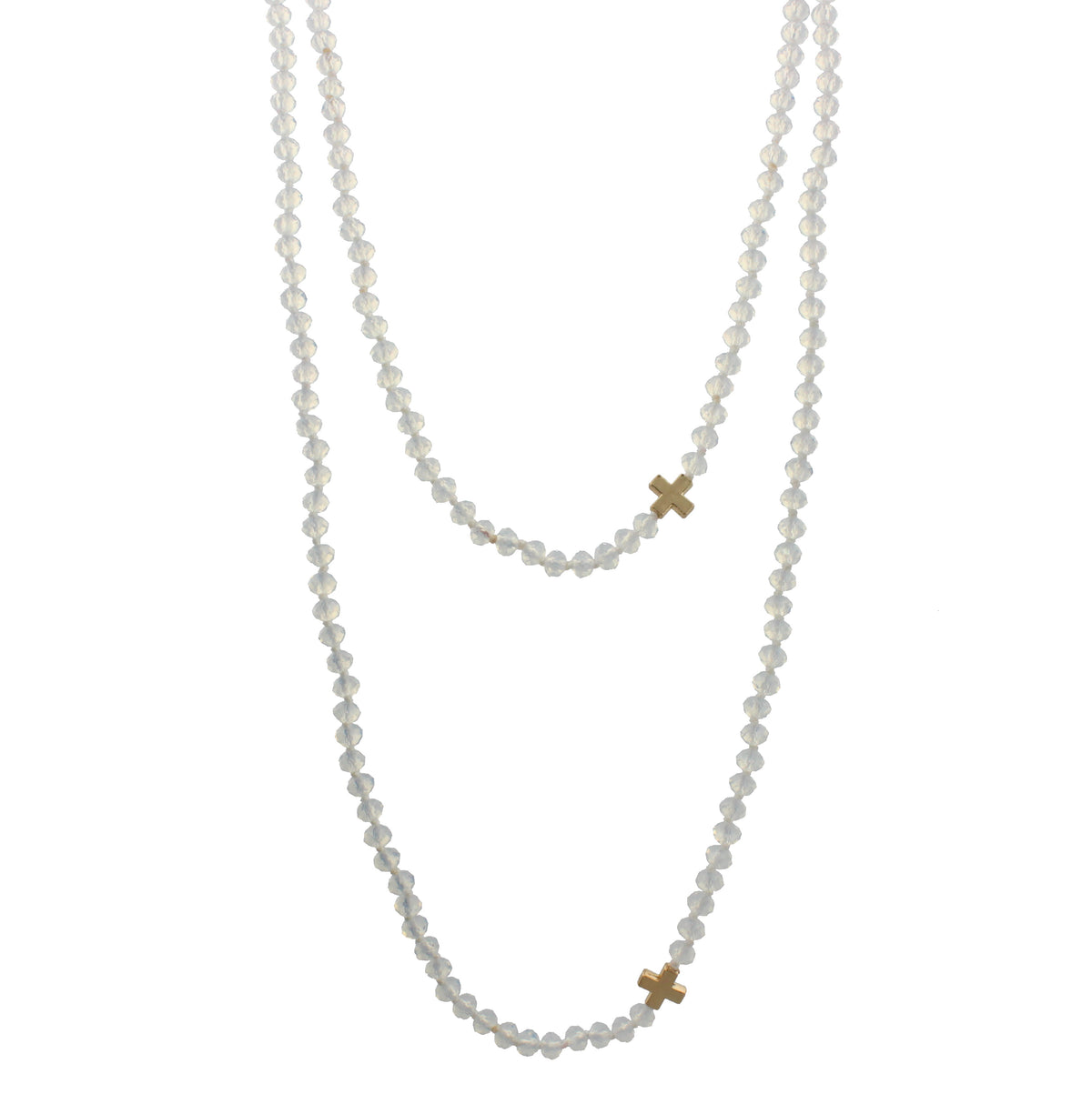 80" Hand Knotted Wrap Necklace - Debs on 5th