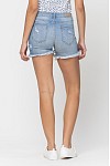 High Rise Cut Off Fray Shorts - Debs on 5th