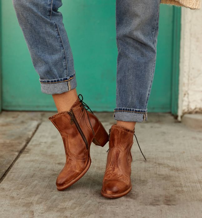 Bia Leather Bootie - Debs on 5th