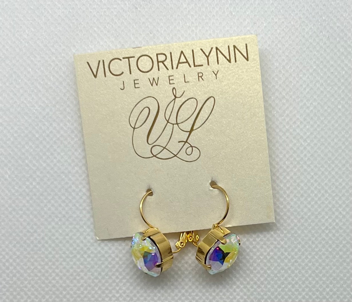 12mm Square Dangles - Gold Tone - Debs on 5th