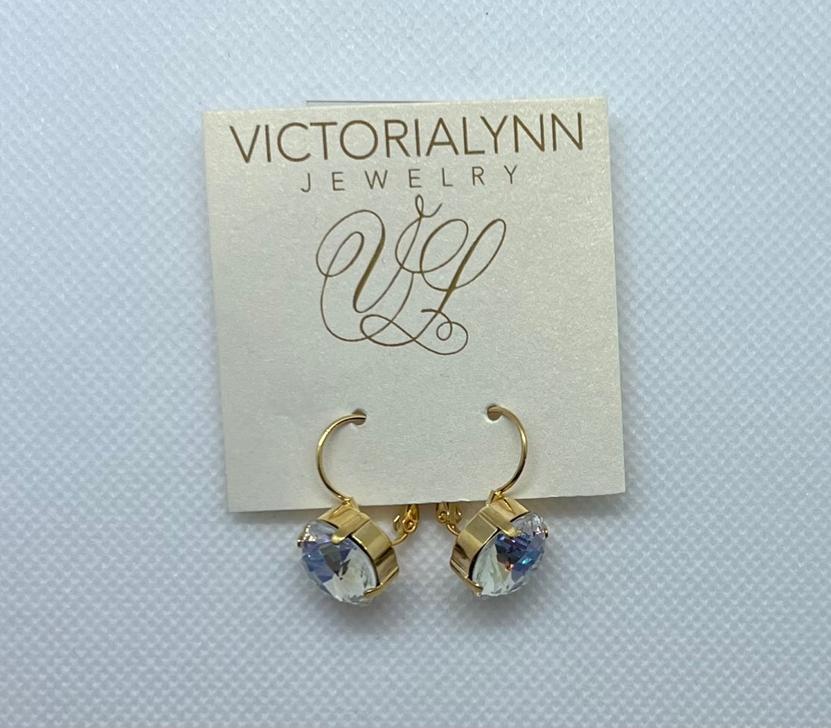 12mm Square Dangles - Gold Tone - Debs on 5th