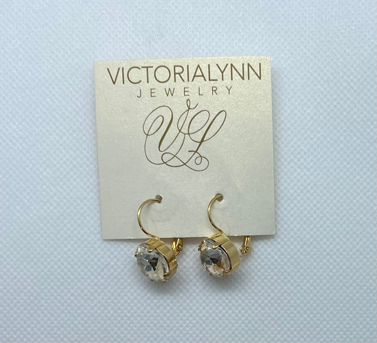 12mm Square Dangles - Gold Tone - Debs on 5th