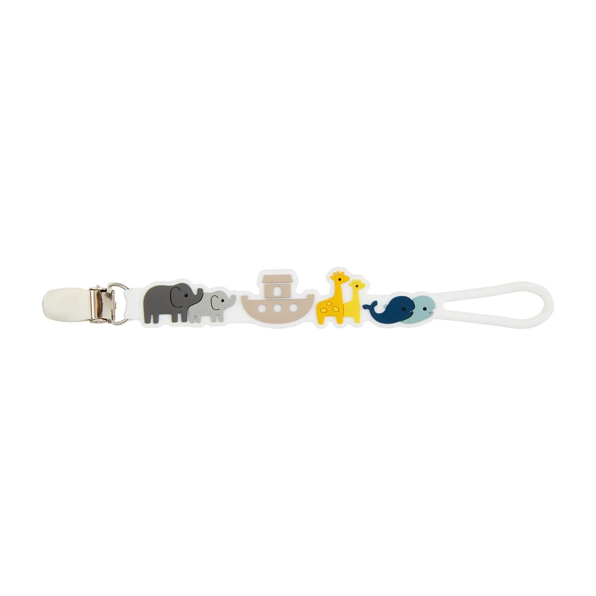 Noah's Ark Silicone Pacy Strap