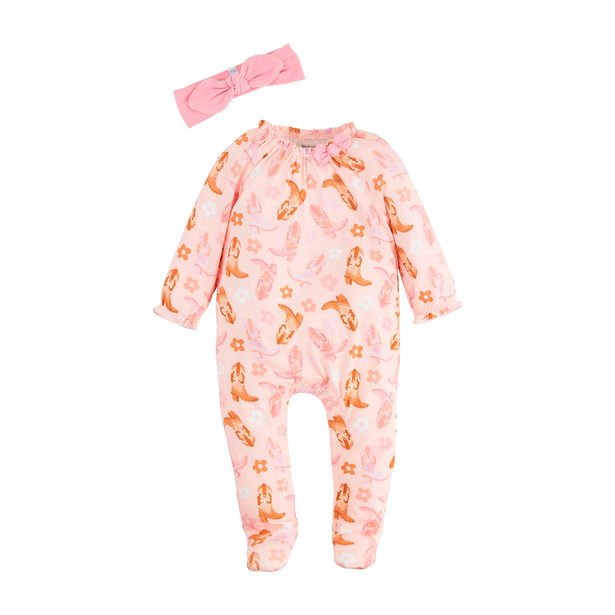 Pink Cowgirl Print Sleeper