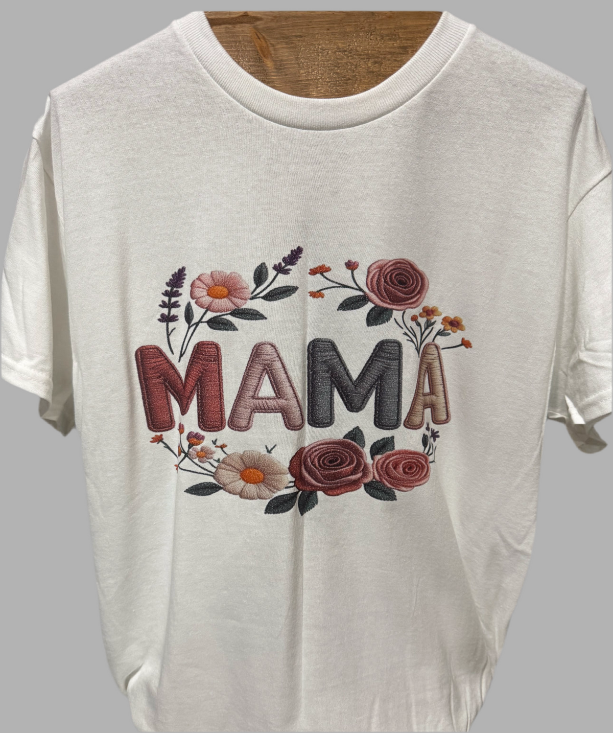Mama Top with Floral Design