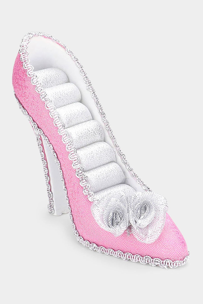 Velvet Stiletto Heel Ring Display Stand - Debs on 5th