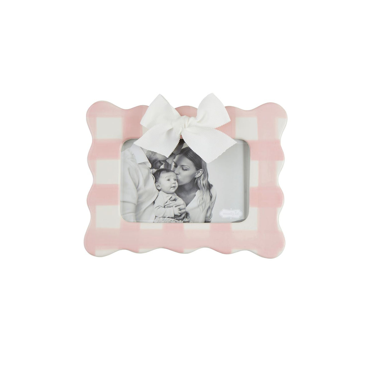 Horizontal Pink Bow Frame