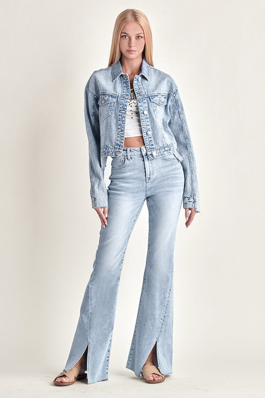 Twisted Up High Rise Jeans
