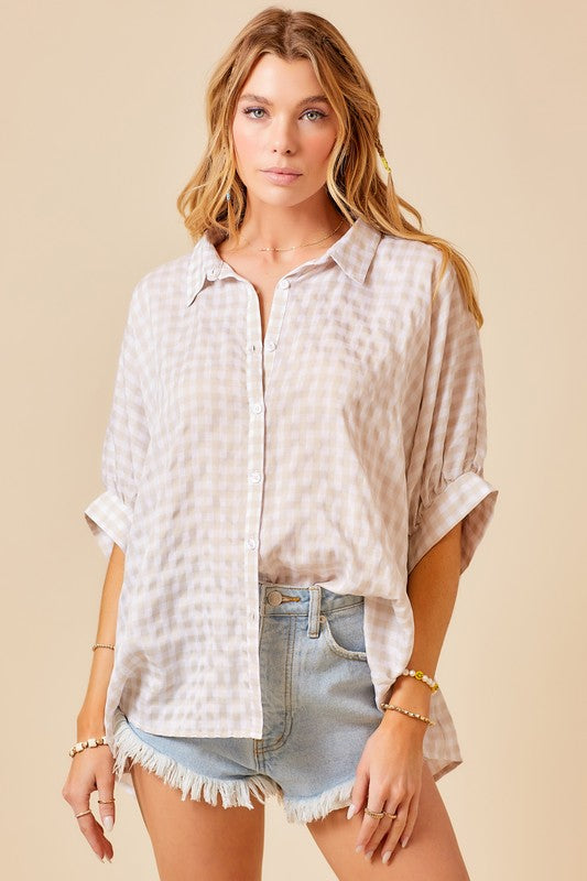 Smooth as Silk Flowy Oversized Top