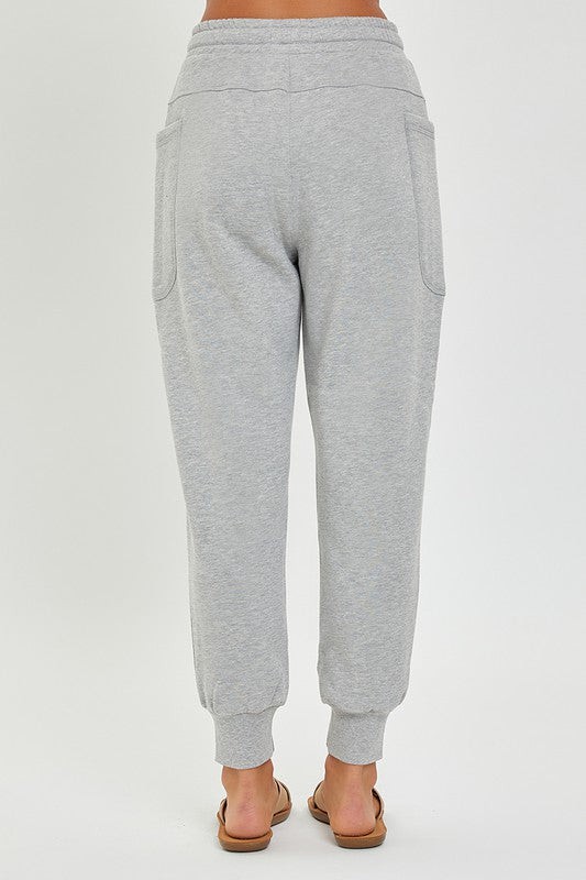 High Rise Side Pocket Relaxed Jogger Pants