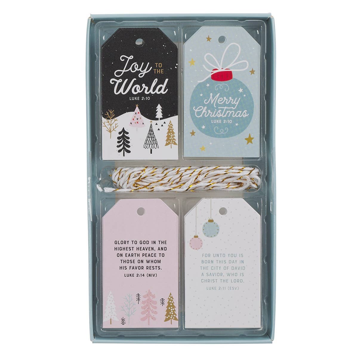 Gift Tags 16pc Christmas Pastel