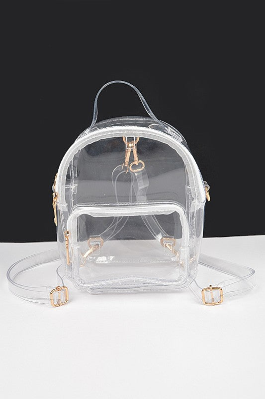Transparent Clear Stadium Small Backpack