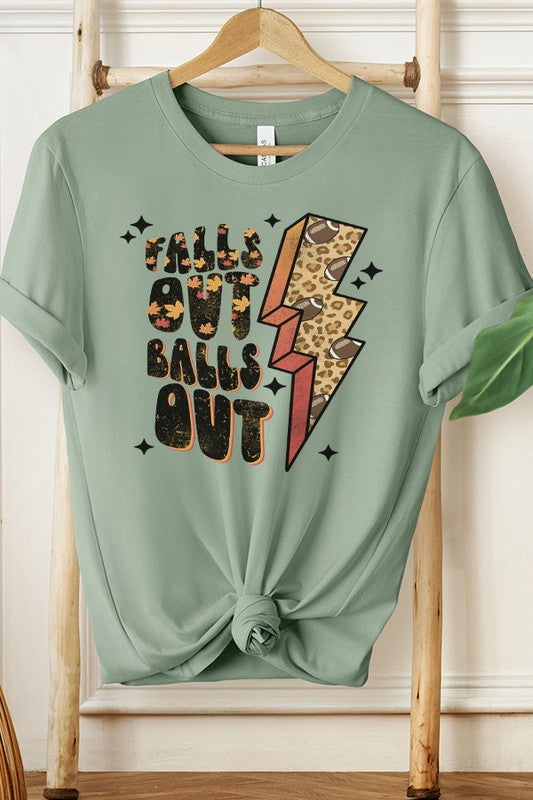 Game Day Falls Out Balls Out Bolt Graphic Tee