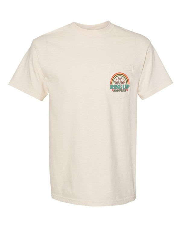 Rise Up and Pray Pocket Comfort Color Tee