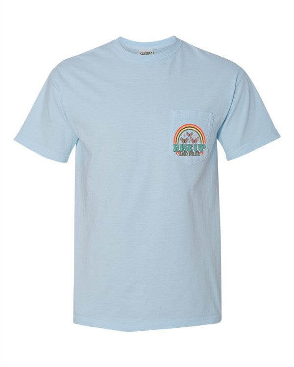 Rise Up and Pray Pocket Comfort Color Tee