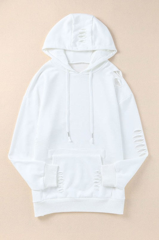 Women Hooded Sweatshirt with Kangaroo Pocket