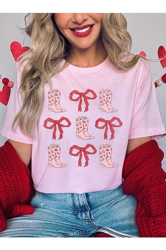 Croquette Cowgirl Valentine Graphic Tee