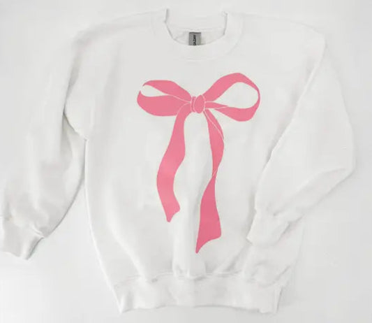 Pink Bow Sweatshirt