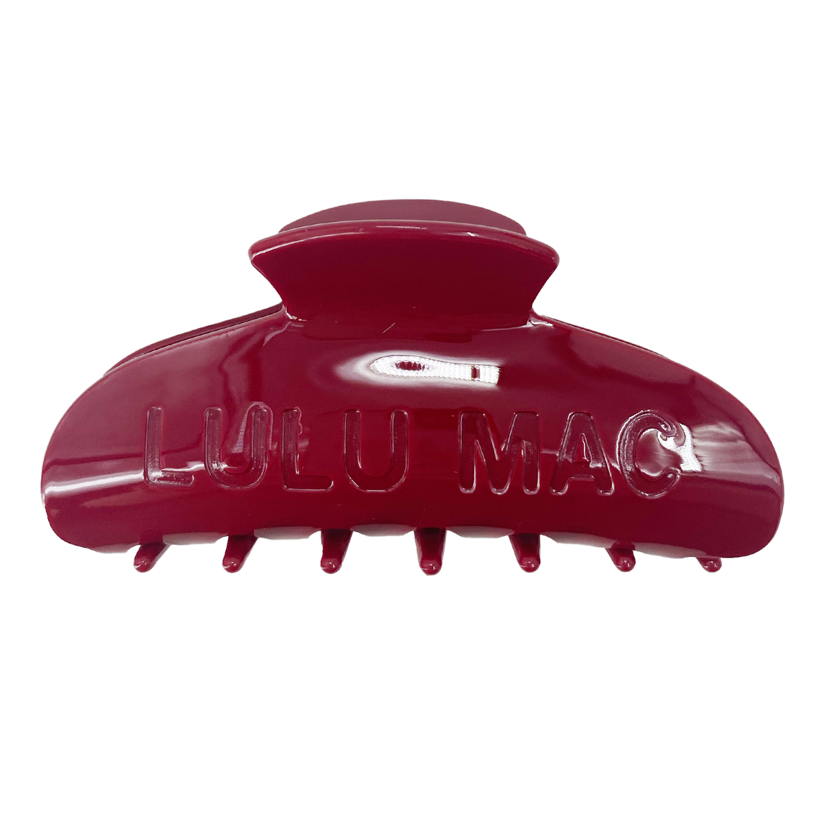 Lulu Mac Hair Clip -Crimson