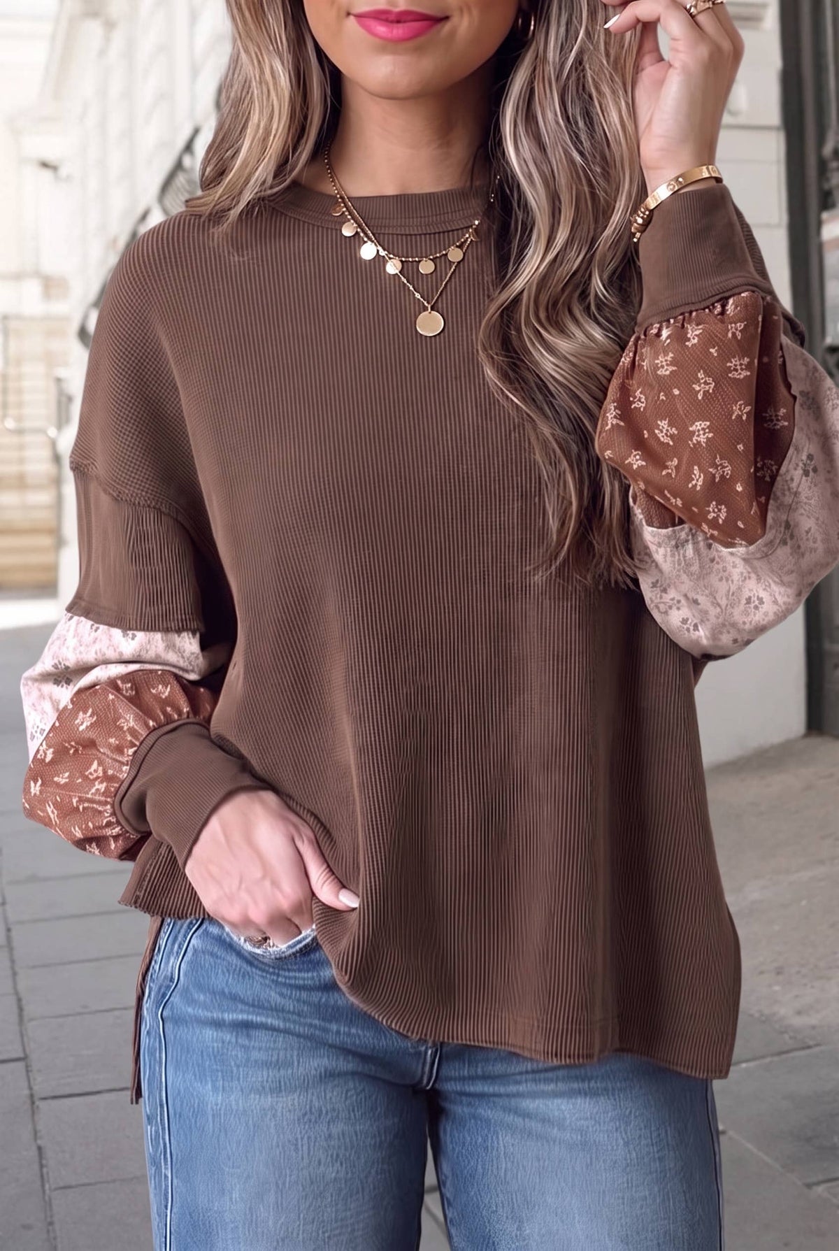 Wildflower Loose Pullover Top |