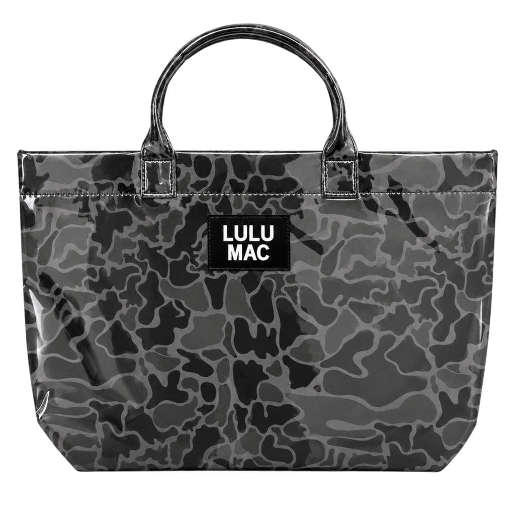 Lulu Mac Tote Bag - Black Camo