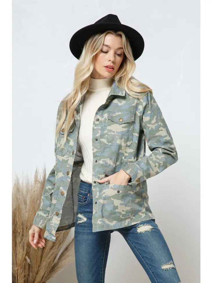 Dispatch Military Snap Up Jacket